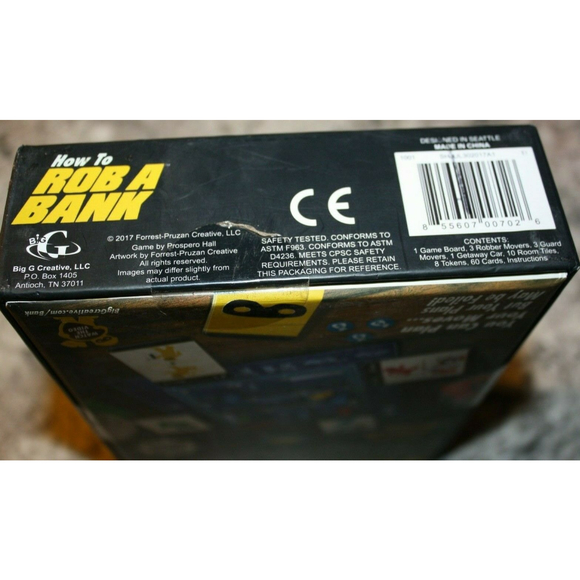 How to Rob a Bank Board Game Win As The Bank Or Win As The Robbers! New - Picture 4 of 4